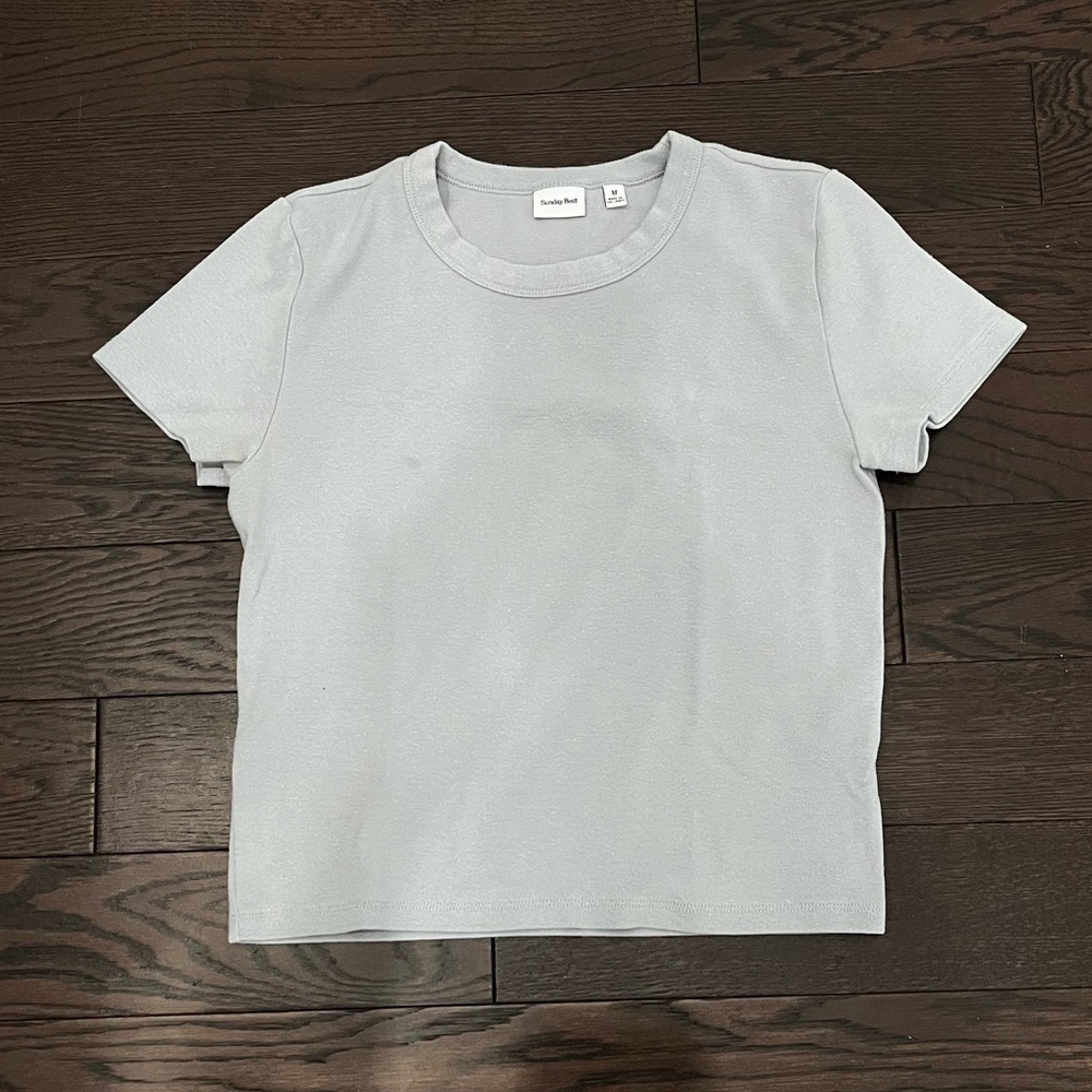Sunday Best BestHug muted blue tshirt